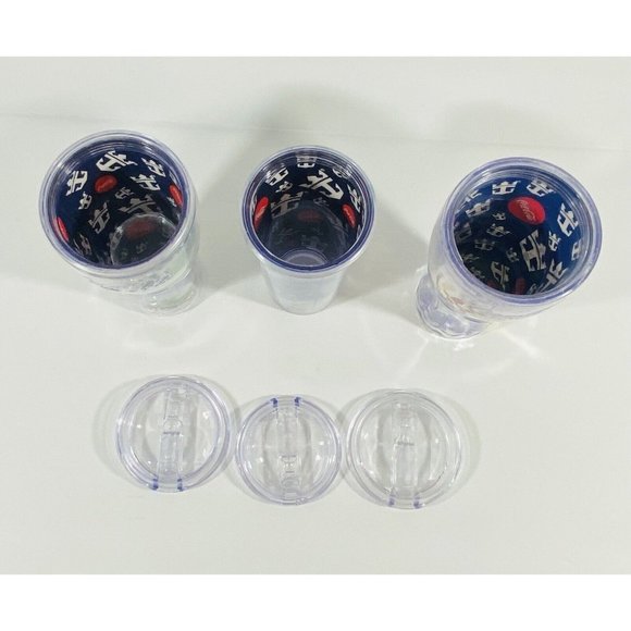 Royal Caribbean Drink Soda Package Plastic Tumblers Cups Coca Cola Set Of 3 - Picture 8 of 12